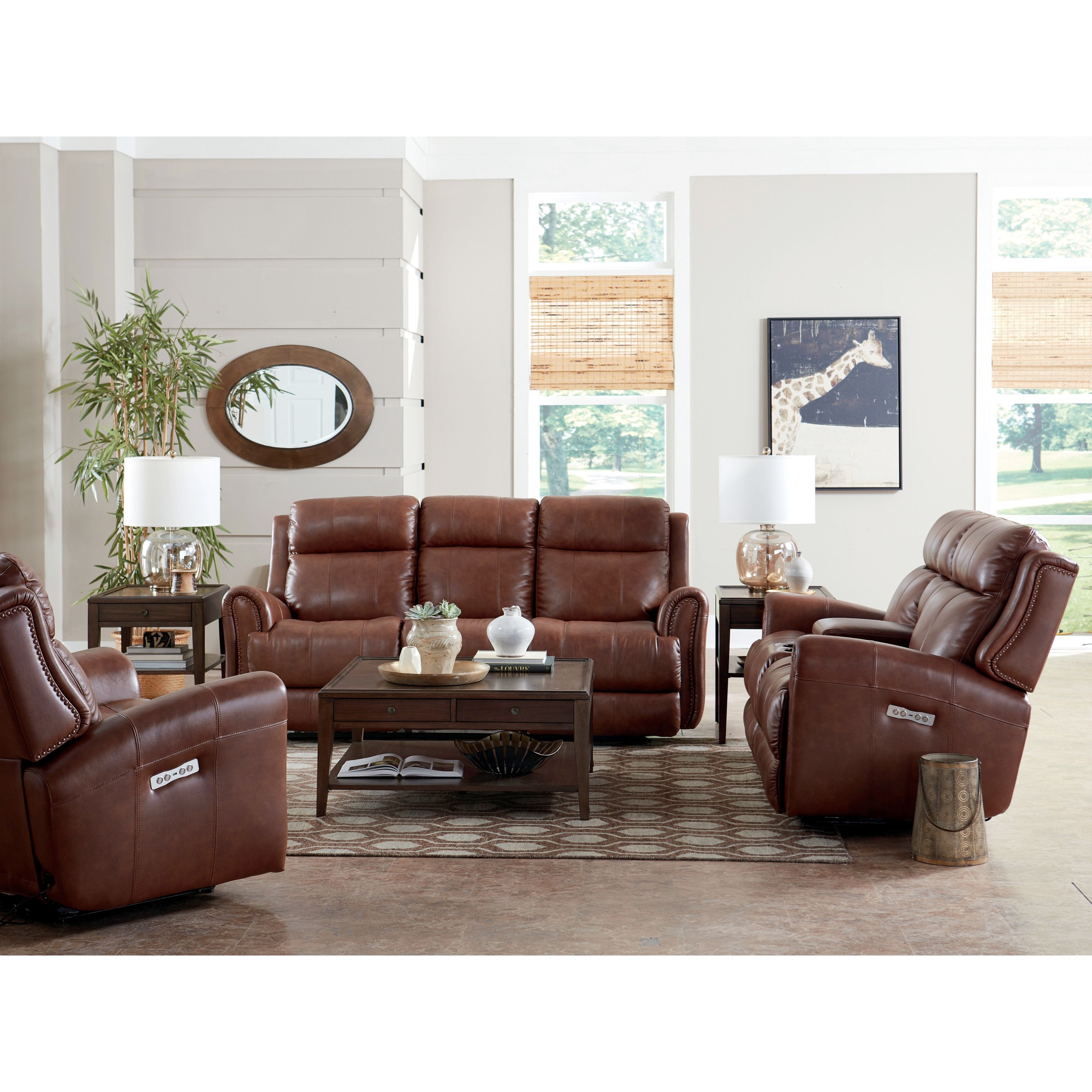 Bassett shop reclining sectional